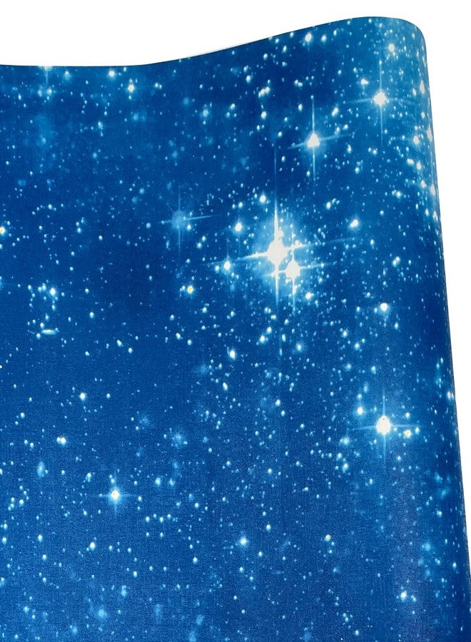 Yifasy 9.8 ft Long Stars Shelf Drawer Liner Self-Adhesive Furniture Countertop Lining Vinyl Paper Sheet Waterproof Wallpaper Roll (Blue Starry Sky, S-118.1x17.7 Inch) - Image 5